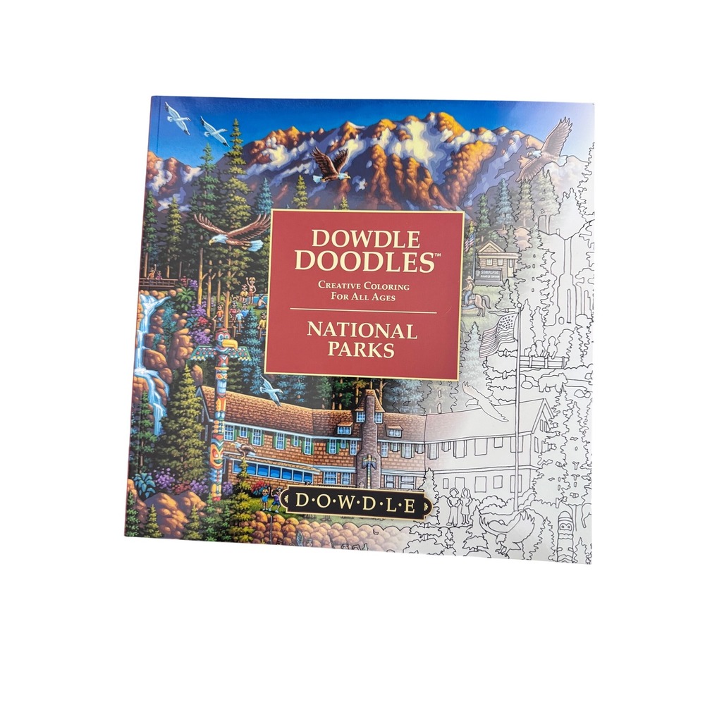 Dowdle Doodles National Parks Coloring Book Creative Coloring For All‎ Ages